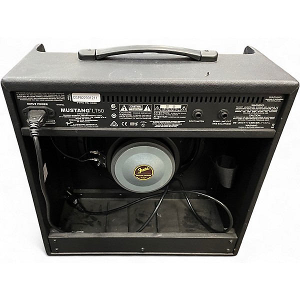 Used Fender Mustang LT50 50W 1x12 Guitar Combo Amp