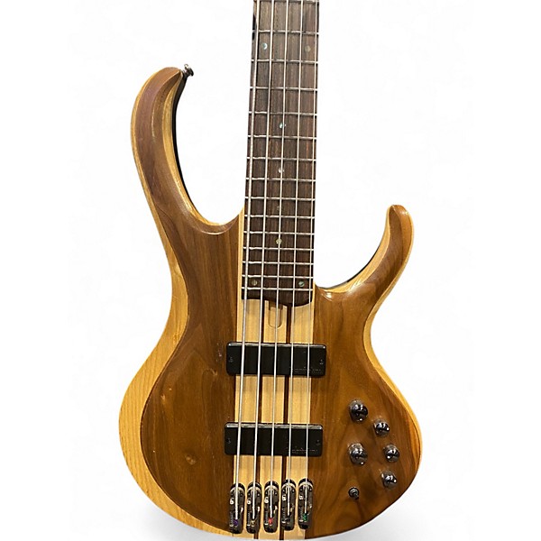 Used Ibanez BTB745 Low Gloss Natural Electric Bass Guitar