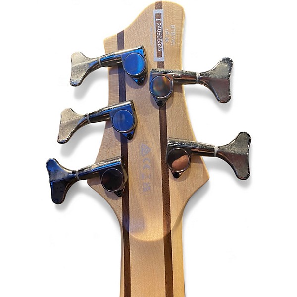 Used Ibanez BTB745 Low Gloss Natural Electric Bass Guitar