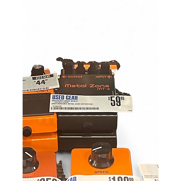 Used BOSS MT2 Metal Zone Distortion Effect Pedal