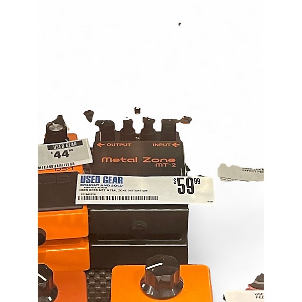 Used BOSS MT2 Metal Zone Distortion Effect Pedal