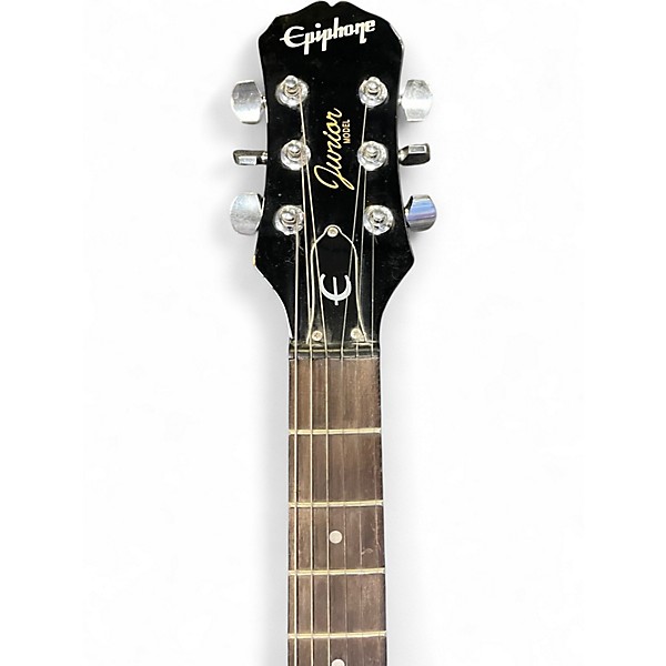 Used Epiphone Les Paul Junior Black Solid Body Electric Guitar