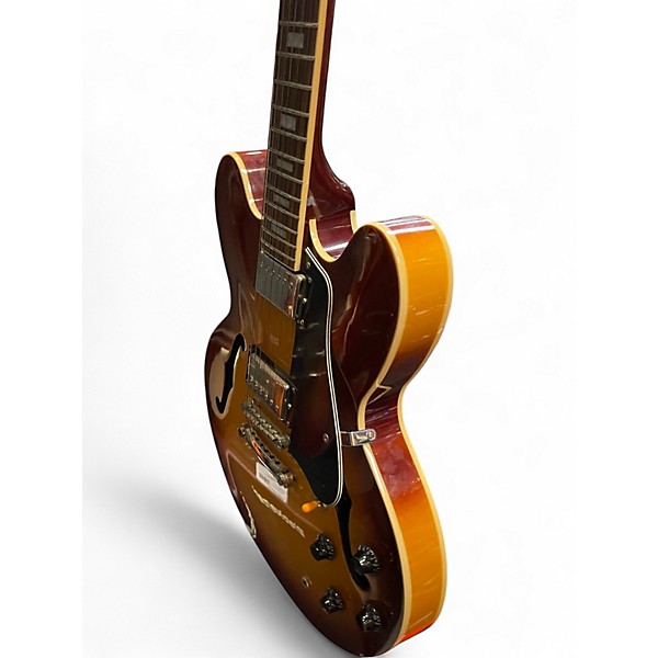 Used Epiphone ES335 Pro 2 Color Sunburst Hollow Body Electric Guitar