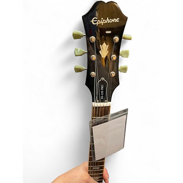 Used Epiphone ES335 Pro 2 Color Sunburst Hollow Body Electric Guitar