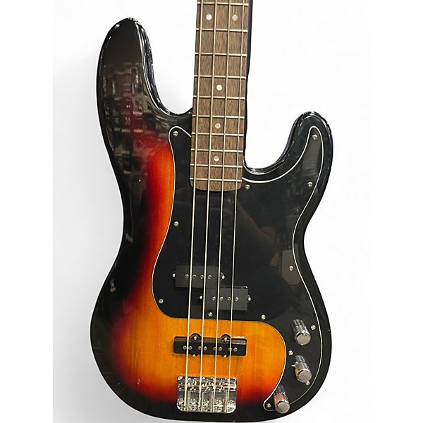 Used Squier Precision Bass 2 Color Sunburst Electric Bass Guitar