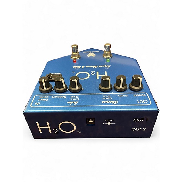 Used Visual Sound H2O Liquid Chorus Echo Effect Processor