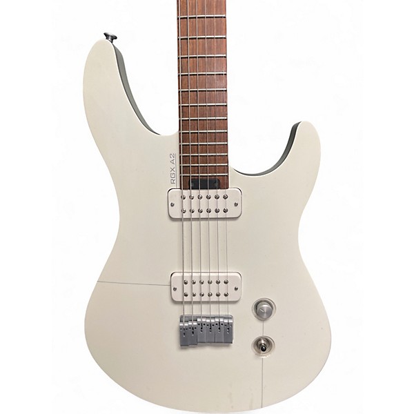 Used Yamaha RGX A2 Alpine White Solid Body Electric Guitar