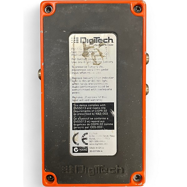 Used DigiTech Hot Head Distortion Effect Pedal