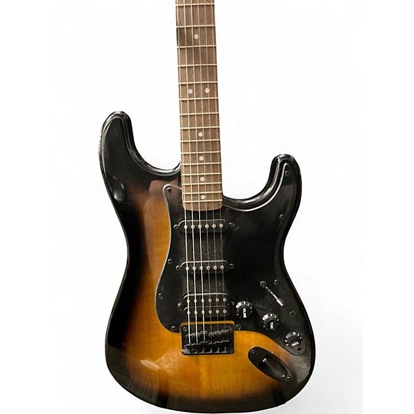 Used Squier Bullet Stratocaster HSS Sunburst Solid Body Electric Guitar