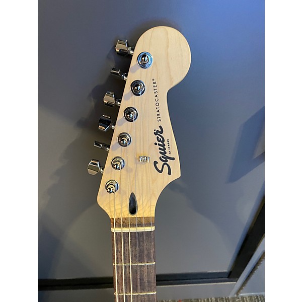 Used Squier sonic stratocaster lime green Solid Body Electric Guitar