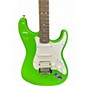 Used Squier sonic stratocaster lime green Solid Body Electric Guitar