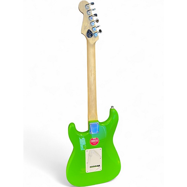 Used Squier sonic stratocaster lime green Solid Body Electric Guitar
