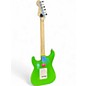 Used Squier sonic stratocaster lime green Solid Body Electric Guitar