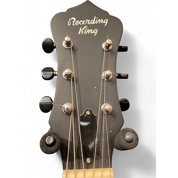 Used Recording King RM-998-R Silver Acoustic Guitar