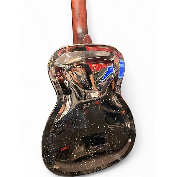 Used Recording King RM-998-R Silver Acoustic Guitar