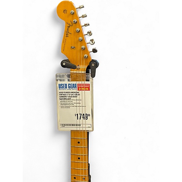 Used Fender American Vintage II '57 LH 2 Color Sunburst Solid Body Electric Guitar