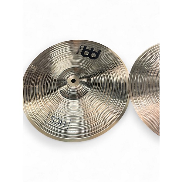 Used MEINL 13in HCS Hi Hat Pair Cymbal
