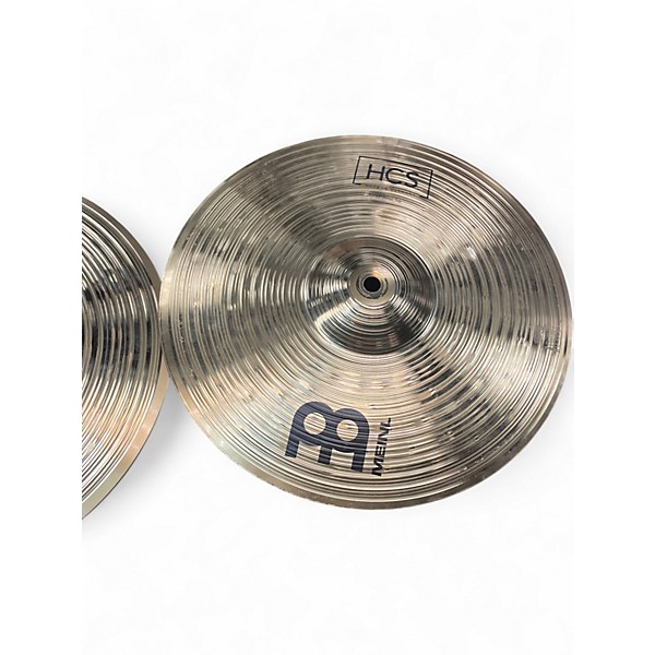 Used MEINL 13in HCS Hi Hat Pair Cymbal