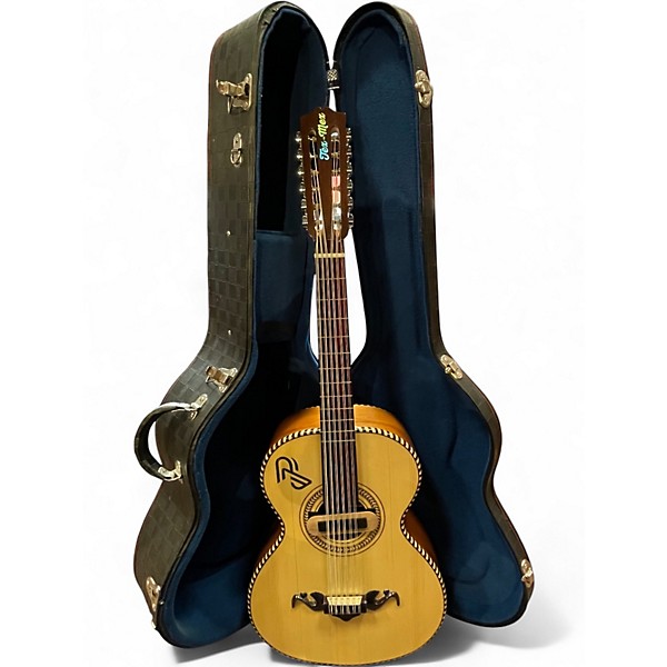 Used Texmex BAJO SEXTO Natural Latin Stringed Instrument