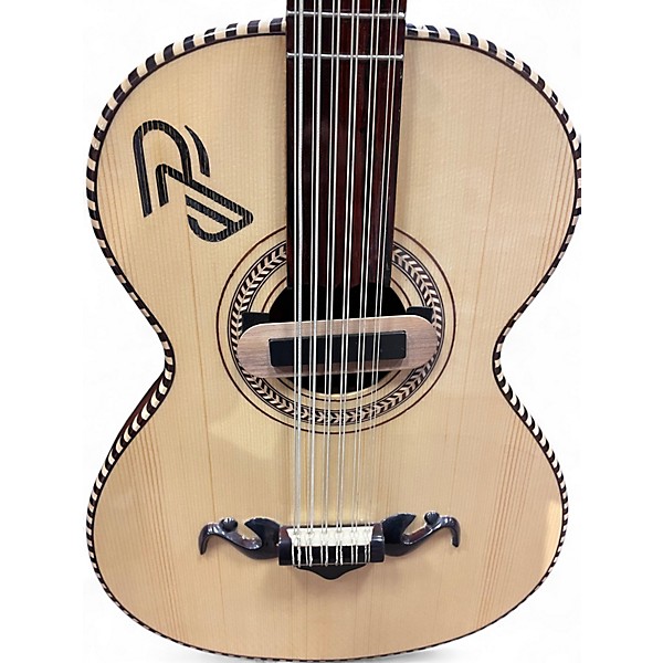 Used Texmex BAJO SEXTO Natural Latin Stringed Instrument