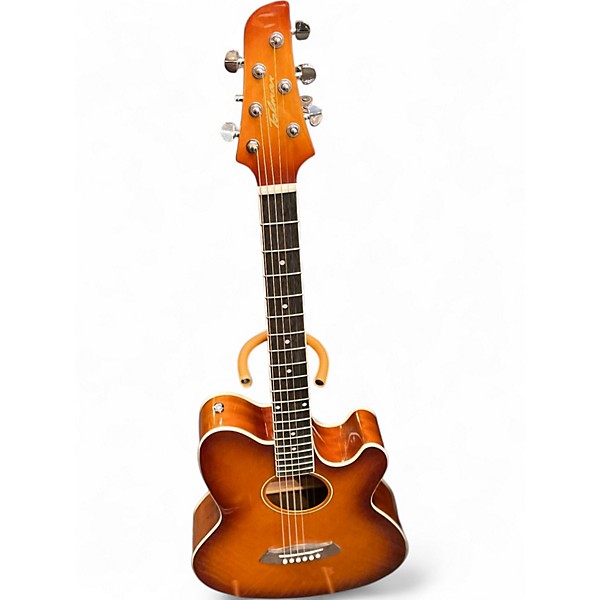 Used Ibanez TCY10E Talman Vintage Sunburst Acoustic Electric Guitar
