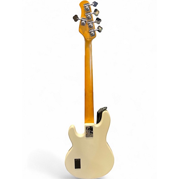 Used Sterling by Music Man STINGRAY 5 Olympic White Electric Bass Guitar