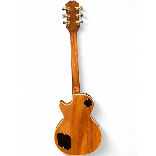 Used Epiphone Les Paul Custom Koa Natural Solid Body Electric Guitar