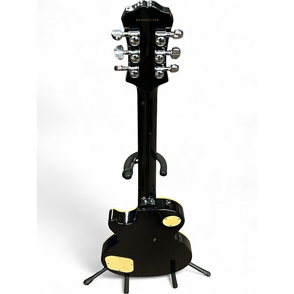 Used Epiphone Les Paul Standard Ebony Solid Body Electric Guitar