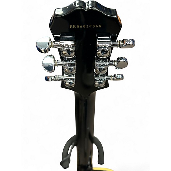 Used Epiphone Les Paul Standard Ebony Solid Body Electric Guitar