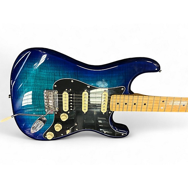 Used Fender Player Stratocaster HSS Blue Burst Solid Body Electric Guitar