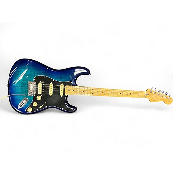 Used Fender Player Stratocaster HSS Blue Burst Solid Body Electric Guitar