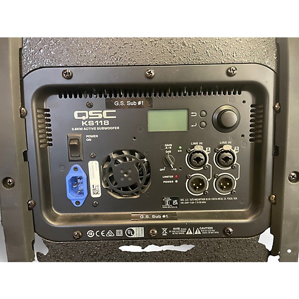Used QSC KS118 Powered Subwoofer