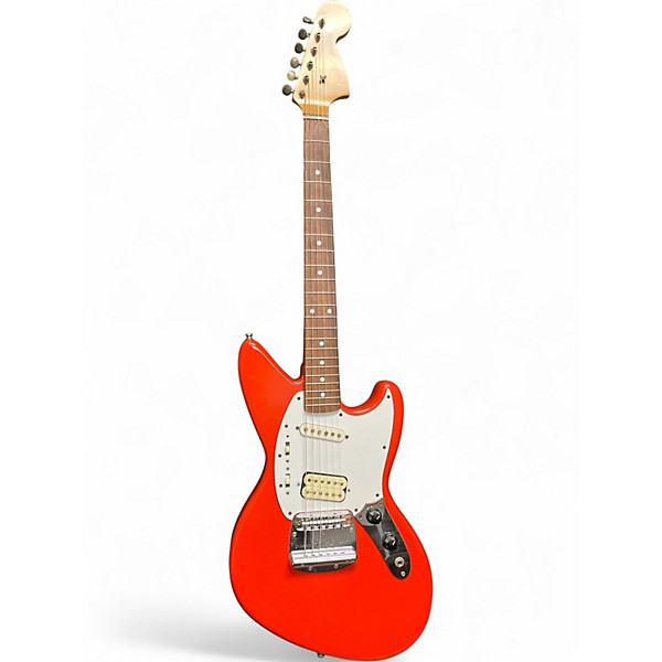 Used 1997 Fender 1997 FENDER JAGSTANG Fiesta Red Solid Body Electric Guitar