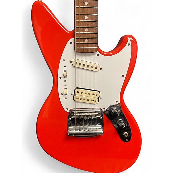 Used 1997 Fender 1997 FENDER JAGSTANG Fiesta Red Solid Body Electric Guitar