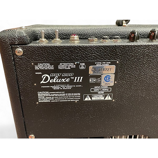 Used Fender Hot Rod Deluxe III 40W 1x12 Tube Guitar Combo Amp