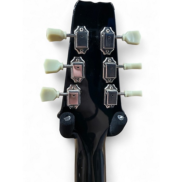 Used Aria PRO II PE SERIES Black Solid Body Electric Guitar