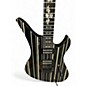 Used Schecter Guitar Research Synyster Gates Signature Custom Black and Silver Solid Body Electric Guitar