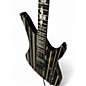 Used Schecter Guitar Research Synyster Gates Signature Custom Black and Silver Solid Body Electric Guitar