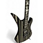 Used Schecter Guitar Research Synyster Gates Signature Custom Black and Silver Solid Body Electric Guitar