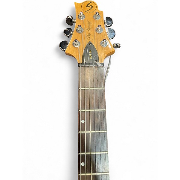 Used Greg Bennett Design by Samick Malibu Blue Solid Body Electric Guitar