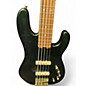 Used Charvel Pro-Mod San Dimas Bass JJ V Lambo Green Metallic Electric Bass Guitar
