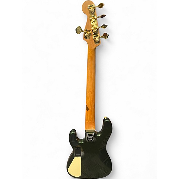 Used Charvel Pro-Mod San Dimas Bass JJ V Lambo Green Metallic Electric Bass Guitar
