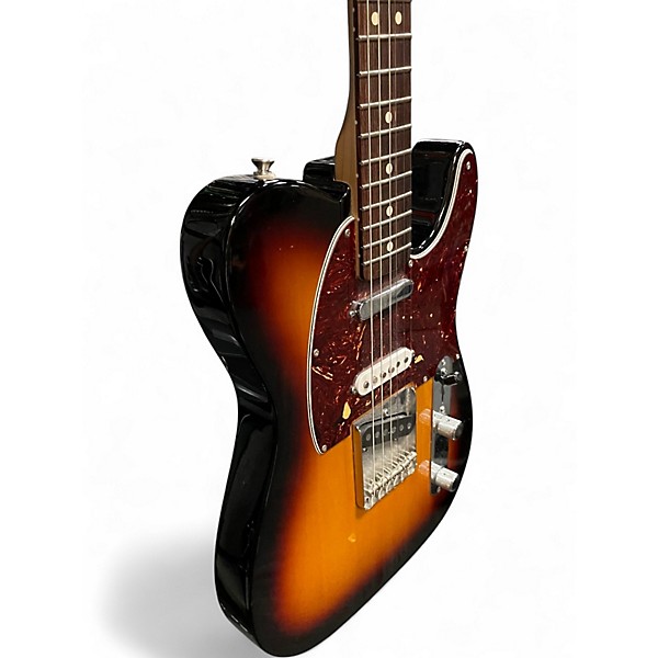 Used Fender Deluxe Nashville Telecaster 3 Color Sunburst Solid Body Electric Guitar