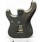 Used Fender  Stratocaster Deluxe Fat Strat Floyd Rose II Black and Silver Solid Body Electric Guitar