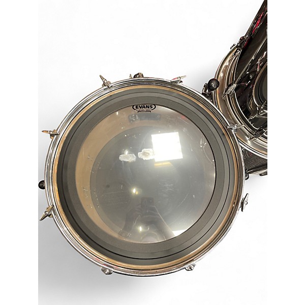 Used Pearl 4 Piece EXPORT SERIES 4PC KIT Silver Drum Kit