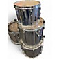 Used Pearl 4 Piece EXPORT SERIES 4PC KIT Silver Drum Kit