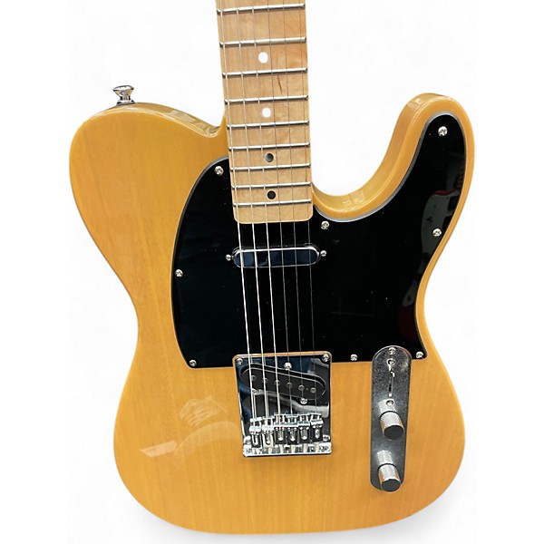 Used Squier Affinity Telecaster Natural Solid Body Electric Guitar