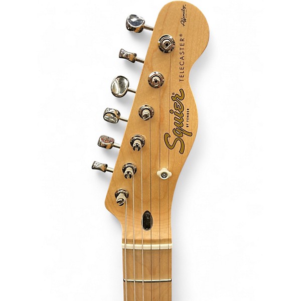 Used Squier Affinity Telecaster Natural Solid Body Electric Guitar