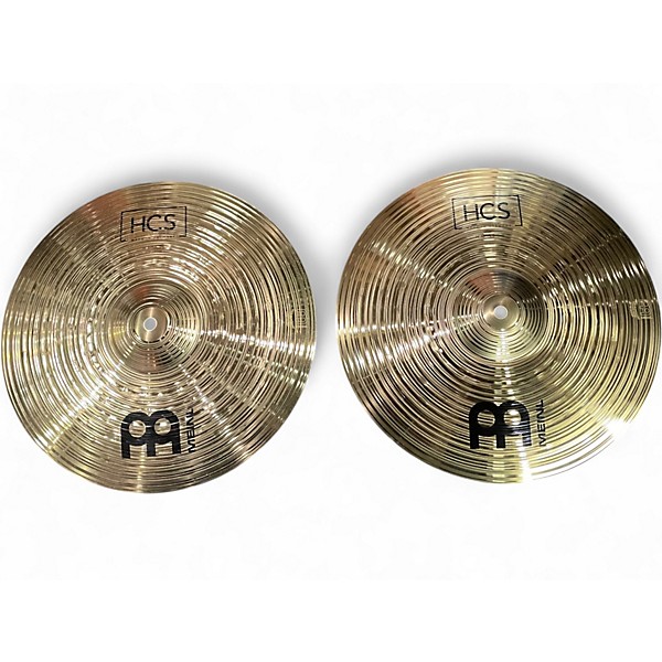 Used MEINL 14in HCS Hi Hat Pair Cymbal