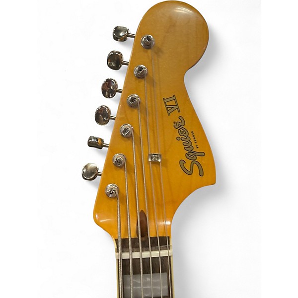 Used Squier Classic Vibe Bass VI 3 Tone Sunburst Electric Bass Guitar